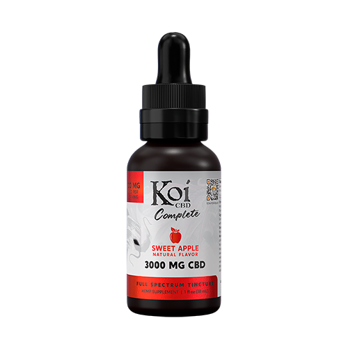 KOI - Strawberry Flavor Full Spectrum Tincture 3,000mg