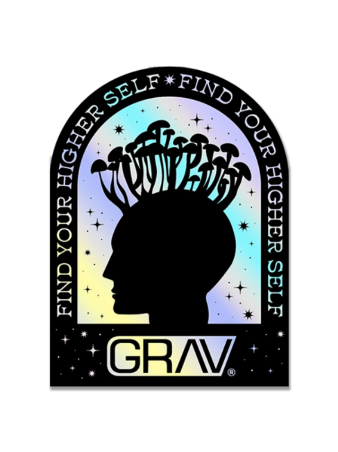 Grav - Find Your Higher Self (Sticker)