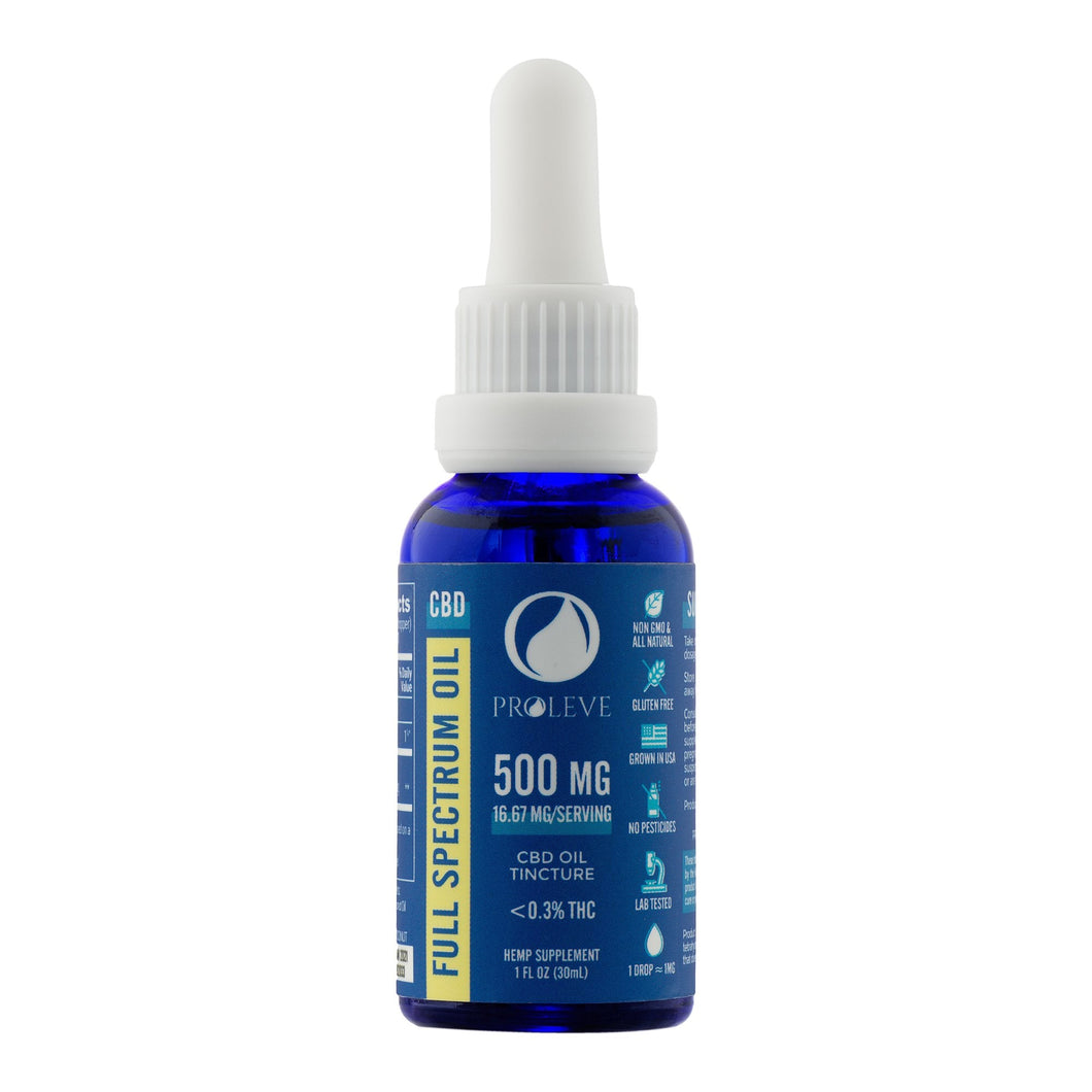 Proleve - Full Spectrum Tincture 500mg